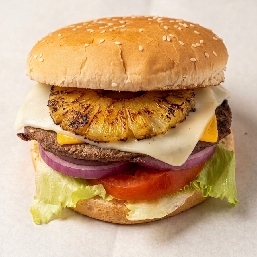 Hamburguesa Hawaiana